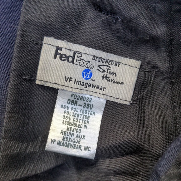 FedEx VF Imagewear Stan Herman Women's Reflective Uniform Pants Blue Size 6_35 - Picture 11 of 11